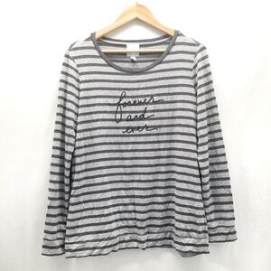Sunday "Forever and Ever" Striped Oversized Shirt